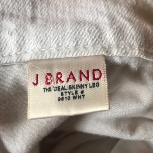 J brand “the deal” white skinnies - Picture 5 of 6